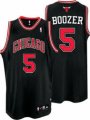 nba fans chicago bulls #5 boozer swingman black