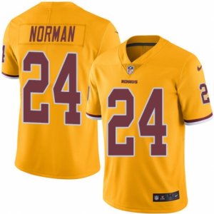 Mens Nike Washington Redskins #24 Josh Norman Limited Gold Rush NFL Jersey