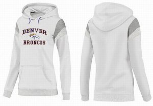 Women Denver Broncos Logo Pullover Hoodie-006