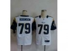 Nike jerseys st. louis rams #79 robinson white[Elite]