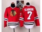 NHL Chicago Blackhawks #7 Brent Seabrook Red 2014 Stadium Series 2015 Stanley Cup Champions jerseys