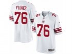 Mens Nike New York Giants #76 D.J. Fluker Limited White NFL Jersey