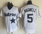Astros #5 Jeff Bagwell White Mesh Cooperstown Collection Jersey