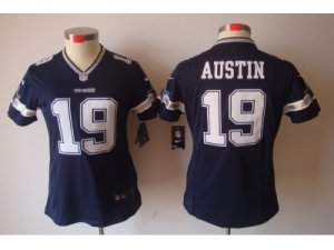 Nike Women Dallas cowboys #19 Austin Blue Limited Jerseys