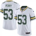 Nike Green Bay Packers #53 Nick Perry White Mens Stitched NFL Limited Rush Jersey