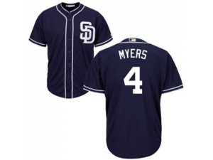 Youth San Diego Padres #4 Wil Myers Navy blue Cool Base Stitched MLB Jersey