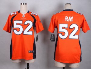 Women Nike Denver Broncos #52 Ray orange jerseys