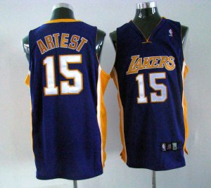 nba los angeles lakers #15 artest purple