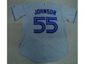 MLB Toronto Blue Jays #55 Josh Johnson Home Alternate grey