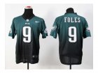 Nike jerseys philadelphia eagles #9 foles green-grey[Elite II drift fashion]