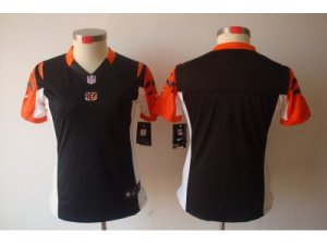 Nike Women NFL Cincinnati Bengals Blank Black Jerseys