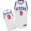 Men's Adidas Philadelphia 76ers #9 Gerald Henderson Swingman White Home NBA Jersey