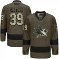 San Jose Sharks #39 Logan Couture Green Salute to Service Stitched NHL Jersey