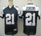 Dallas Cowboys #21 Jenkins Mike thankgiving Blue