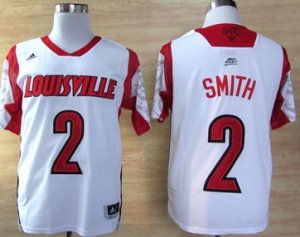 Louisville Cardinals 2013 March Madness Russ #2 Smith white Jersey