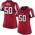 Womens Nike Atlanta Falcons #50 Brooks Reed Limited Red Team Color NFL Jersey