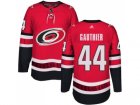 Men Adidas Carolina Hurricanes #44 Julien Gauthier Authentic Red Home NHL Jersey