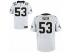 Mens Nike New Orleans Saints #53 A.J. Klein Elite White NFL Jersey