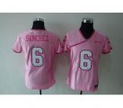 new york jets #6 sanchez women pink