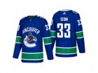 Mens adidas Vancouver Canucks #33 Henrik Sedin 2017-2018 Season Home Jersey