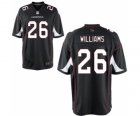 Men's Nike Arizona Cardinals #26 Brandon Williams Game Black Alternate NFL Jersey