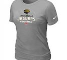 Women Jacksonville Jaguars Light Grey T-Shirt