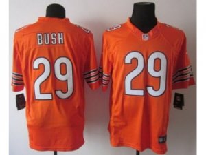 Nike NFL Chicago Bears #29 Michael Bush Orange Jerseys(Game)