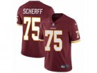 Mens Nike Washington Redskins #75 Brandon Scherff Vapor Untouchable Limited Burgundy Red Team Color NFL Jersey