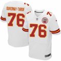 Mens Nike Kansas City Chiefs #76 Laurent Duvernay-Tardif Elite White NFL Jersey