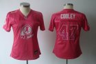 women nfl Washington Redskins #47 cooley pink[2011 fem fan]