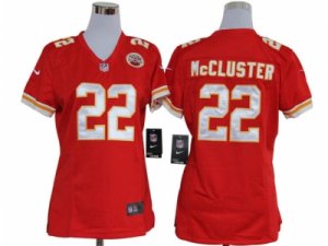 Nike women nfl kansas city chiefs #22 mccluster red jerseys