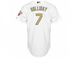 mlb St.Louis Cardinals #7 Holliday White[2011 World Series Champions]