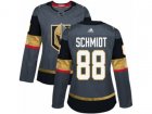 Women Adidas Vegas Golden Knights #88 Nate Schmidt Authentic Gray Home NHL Jersey