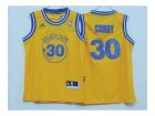 youth nba golden state warriors #30 curry yellow-1[revolution 30 swingman]