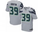 Mens Nike Seattle Seahawks #39 Shaquill Griffin Elite Grey Alternate NFL Jersey