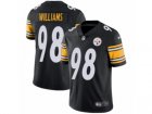 Mens Nike Pittsburgh Steelers #98 Vince Williams Vapor Untouchable Limited Black Team Color NFL Jersey