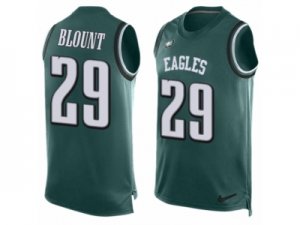 Men Nike Philadelphia Eagles #29 LeGarrette Blount Limited Midnight Green Player Name & Number Tank Top NFL Jersey