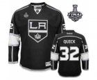 nhl jerseys los angeles kings #32 quick black-white[2014 stanley cup]