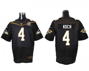 2016 PRO BOWL Nike Baltimore Ravens #4 Koch black jerseys(Elite)