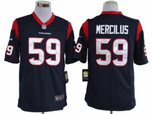 Nike NFL Houston Texans #59 Whitney Mercilus Blue Game