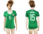 Womens Mexico #15 Moreno Home Soccer Country Jersey