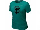 Women MLB San Francisco Giants Heathered L.Green Nik Blended T-Shirt