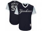 2017 Little League World Series Yankees #55 Sonny Gray Pickles Navy Jersey