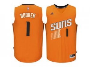 Mens Phoenix Suns #1 Devin Booker adidas Orange Swingman climacool Jersey