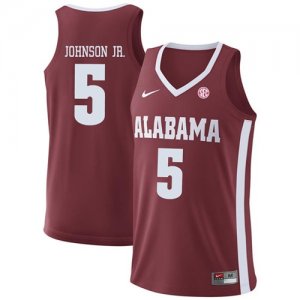 Alabama Crimson Tide #5 Avery Johnson Jr. Red