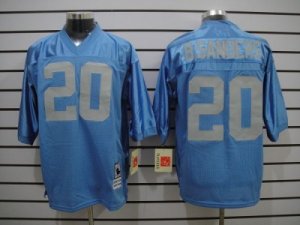 Nike NFL Detroit Lions #20 B.Sanders Lt.blue Colors Mitchell&Ness Jerseys(Elite)