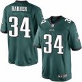 Mens Nike Philadelphia Eagles #34 Kenjon Barner Limited Midnight Green Team Color NFL Jersey