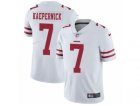 Mens Nike San Francisco 49ers #7 Colin Kaepernick Vapor Untouchable Limited White NFL Jersey