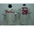 mlb philadelphia phillies #28 werth 09world series&hk patch crea