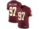 Mens Nike Washington Redskins #97 Terrell McClain Vapor Untouchable Limited Burgundy Red Team Color NFL Jersey